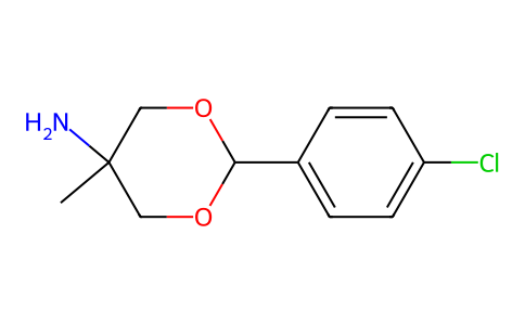 m-Dioxan-5-amine, 2-(p-chlorophenyl)-5-methyl- 17144-46-6